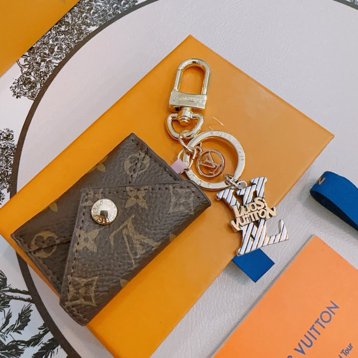 Louis Vuitton Monogram Cardholder Keychain